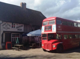 72 seat Routemaster Bus for wedding hire in Deal
